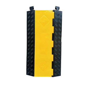 Couvercle de protection de câble en caoutchouc robuste de haute qualité à 5 canaux en PVC pour chemin de câbles - Product Image 2