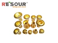 Distributeur de liquide réfrigérant en laiton Resour, 3 à 13 voies, entrée 16 mm, sortie 6,35 mm, pour évaporateur CVC, garantie 1 an