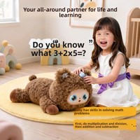 Robot en peluche intelligent IA avec musique, vocalisation et récit d'histoires, compagnon pour enfants de 4 à 6 ans - Poupée d'apprentissage précoce de l'anglais