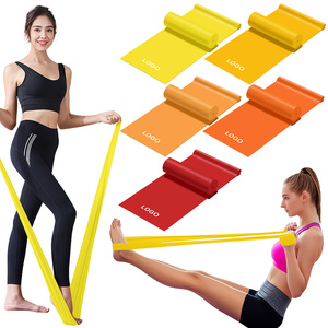 Bandas de ejercicio de TPE sin látex, banda elástica plana de resistencia, bandas de fitness de alta elasticidad, bandas de entrenamiento de resistencia de TPE - Product Image 1