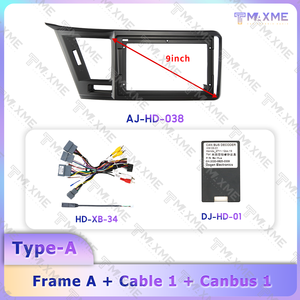 Nouveau cadre d'autoradio 9 pouces pour tableau de bord, navigation GPS portable pour Honda Spirior 2014-2018, lecteur DVD Android pour voiture - Product Image 5