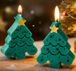 Luxuriöse Weihnachtsbaum-Duftkerze 60g, Atmosphäre-Schaffende Weihnachtskerze in Kreativer Geschenkbox - Product Image 1