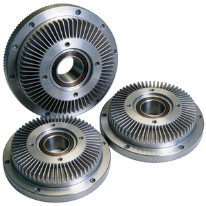 Cubierta de Extremo de Turbina de Aluminio Mecanizada por CNC Personalizada OEM |   Disipador de Calor de Tipo Aleta de Alta Eficiencia - Product Image 1