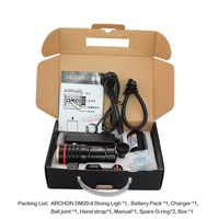 Lampe de plongée rechargeable ARCHON DM20 II, haute luminosité CRI UV LED 6000LM, torche de plongée étanche, éclairage vidéo, lumière de remplissage pour photographie