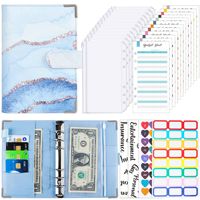 Organisateur compact PUCover, planificateur efficace pour un usage quotidien avec logo personnalisé, conception à feuilles mobiles pour l'école et le bureau, emballé dans une boîte