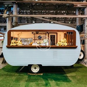 Remorque de restauration mobile 2025 en promotion, entièrement équipée avec cuisinière à gaz en acier inoxydable pour barbecue coréen, popcorn et gâteau en entonnoir - Product Image 3