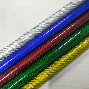Tubo de Fibra de Carbono 3K Verde Colorido, Pultruido y Enrollado, Tubo de Carbono Opcional para Accesorios de Marco de Drones FPV - Product Image 6
