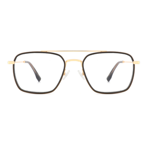 Gọng Kính Đôi Siêu Nhẹ <span class=keywords><strong>Windsor</strong></span> Slim Acetate Wrap Với Kết Hợp Kim Loại Kính Chặn Ánh Sáng Xanh Quang Học - Product Image 6