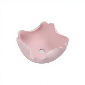 Vasque <span class=keywords><strong>en</strong></span> porcelaine artistique sans plomb, design moderne, pour hôtel, à poser sur comptoir, <span class=keywords><strong>en</strong></span> céramique, facile à nettoyer, sans trou pour robinet - Product Image 3
