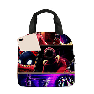 5 diseños puertas niños bolsa de almuerzo para la escuela dibujos animados Anime Ice Cooler bolsa de almuerzo para hombres Oficina señora con bolsa de teléfono - Product Image 2