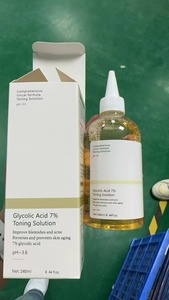 Solution tonifiante à l'acide glycolique à 7 % en marque blanche, exfoliation douce, améliore l'état de la peau, éclaircit le teint, 100 ml, 240 ml, sérum pour le visage - Product Image 3