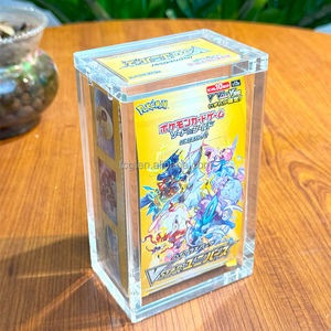 TCG Usine En Gros Acrylique Transparent Magnétique <span class=keywords><strong>Pokemon</strong></span> GO Japonais <span class=keywords><strong>Booster</strong></span> Boîte Petite Version Protecteur Vitrine pour S10B - Product Image 2