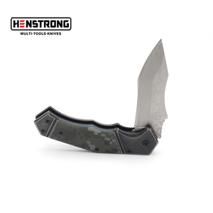 Couteau <span class=keywords><strong>de</strong></span> poche en plastique personnalisable OEM G10 pour le camping, la survie et les activités <span class=keywords><strong>de</strong></span> plein air Design pliant - Product Image 6