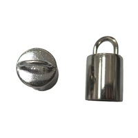 Boucles de Corde en Cuir de Haute Qualité pour Sacs DIY, Anneau Latéral à Pompon, Fermoir Connecteur Argenté pour Accessoires de Sacs