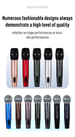 Microphone filaire à condensateur Aidi USB Type C XLR, longueurs de 3 m et 5 m, réduction du bruit, éclairage LED, personnalisation professionnelle