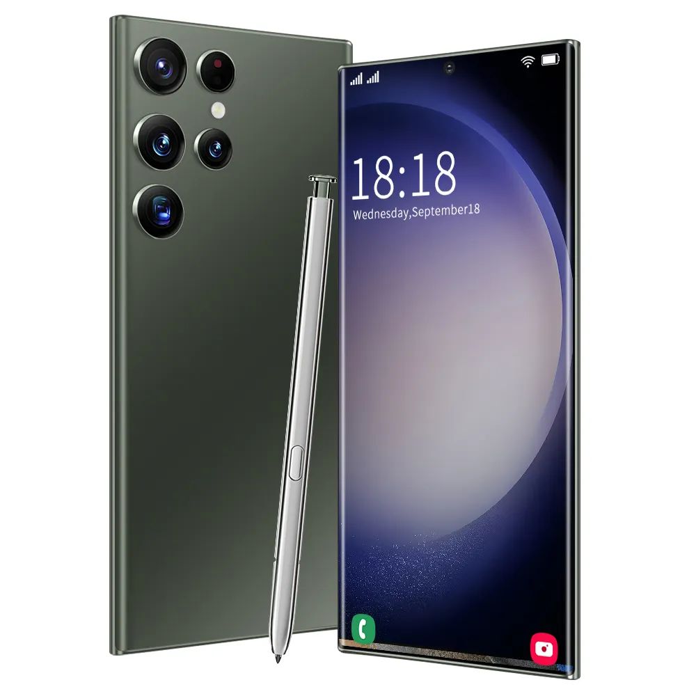 2024 Nieuwe Ultra-Hoge Snelheid S24 Ultra 16Gb + 1Tb 5G Smartphone 7.2-Inch 48mp + 100Mp Snapdragon 8 + 2 Android 14 Telefoon