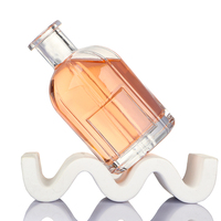 Diffuseur de roseaux de parfum de maison vide de luxe en forme d'octogone de 100ml 250ml 500ml avec capuchon