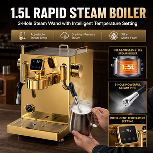 Macchina da Caffè Espresso Commerciale Elettrica per Mocha, Flat White, <span class=keywords><strong>Cortado</strong></span>, con Funzione Latte Art e Menu Bevande - Product Image 5