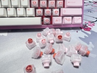 Sakelar Magnetik Rubber Dome, Pengganti Keyboard Magnetik Kustom, Sakelar HE Respon Cepat, Keyboard Gaming, Sakelar HE