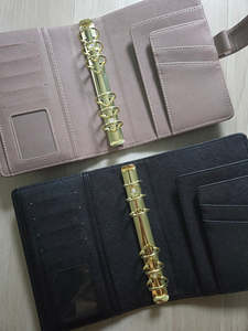 Bán buôn biểu tượng tùy chỉnh máy tính xách tay bìa cà phê màu <span class=keywords><strong>A6</strong></span> pebbled PU Vegan da Chất kết dính A5 - Product Image 3