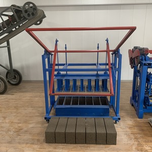 Machine manuelle non motorisée à prix d'usine pour la fabrication de petites briques en béton, briques creuses et briques de pavage autobloquantes - Product Image 2