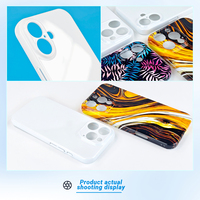 Coque de téléphone vierge pour sublimation en gros Subbank – Personnalisez votre photo pour iPhone 16 – Coque rigide vierge en PBT pour sublimation
