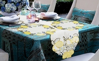 Napperons ronds OWENIE en forme de citron, découpés à la fleur, personnalisables, de luxe, pour l'été, pour la table de salle à manger et de cuisine