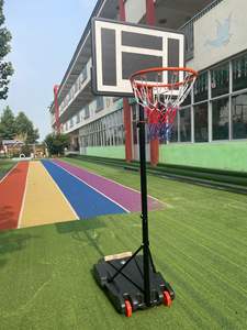 Support de <span class=keywords><strong>basket</strong></span> multifonctionnel intérieur/extérieur avec panneau arrière <span class=keywords><strong>amovible</strong></span> en PE et <span class=keywords><strong>filet</strong></span> pour adultes, enfants, cadre de tir à domicile - Product Image 6