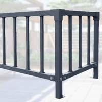 Balustrade de balcon en fer forgé sur mesure pour appartement, villa, terrasse, escalier extérieur