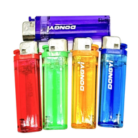 Briquet à gaz classique à huit angles en plastique à silex pour les affaires et les cigarettes Article cadeau de qualité supérieure