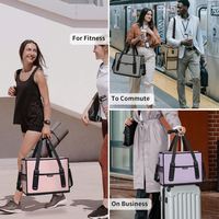 Sac fourre-tout décontracté en polyester végétalien de haute qualité, personnalisé, vente en gros, fabriqué en usine BSCI, pour femmes