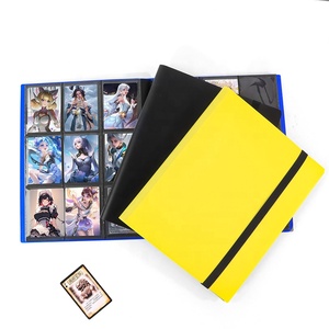 Kinh Doanh thẻ chất kết dính <span class=keywords><strong>A4</strong></span> kẹo màu sắc tương thích với 9 Túi thẻ Album thư mục 360 ringles side-tải trò chơi thẻ chủ cuốn sách - Product Image 3