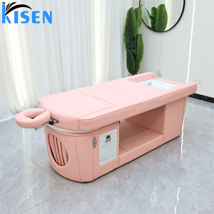 Fauteuil de massage électrique KISEN pour salon de coiffure et de beauté, avec bac à shampoing intégré - Product Image 4