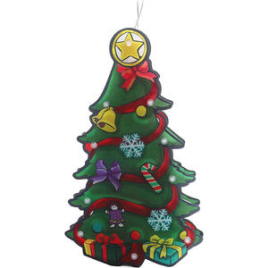 Lampada LED da finestra con ventosa, piccola, luce bianca calda, ideale per decorazioni natalizie e atmosfera festiva. - Product Image 3