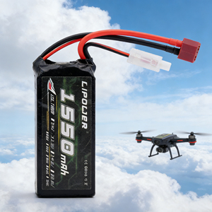 Batería Lipo Pequeña LIPOWER de 1500mAh 1550mAh 60C 120C 6S 22.2V para Vehículos Aéreos no Tripulados (UAV) y Coches de Carreras RC - Product Image 1