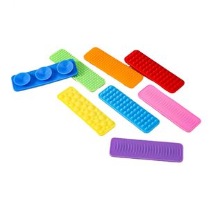 Jouets sensoriels personnalisés - Jouets anti-stress en silicone texturé avec ventouses - Jouet Mochi - Product Image 1