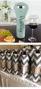 Porte-bouteille de vin en néoprène personnalisé avec logos de pickleball – Ajoutez le logo de votre équipe ou de votre événement pour une touche personnalisée - Product Image 6