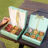 Boîte à pâtisserie personnalisée avec séparateurs, impression UV quadricolore, pour bonbons, gâteaux, biscuits