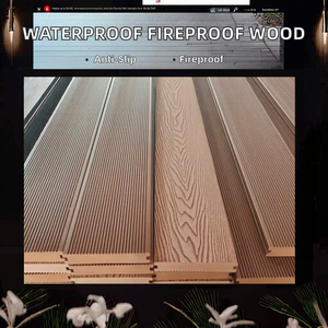 Anti-Slip Straight Grain <b>Dual</b> <b>Lock</b> Interlocking Eco-Friendly WPC Wood Modern Exterior - Product Image 1