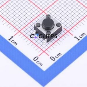 TSD003B04318A Tactile Switch SMD-4P,6x6mm Switch Round Button 1.8N Vertical Mount 6mm - Product Image 1