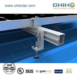 Sistema de montaje de panel solar para techo de montaje rápido, portaequipajes corrugado para instalación de stent fotovoltaico doméstico - Product Image 3