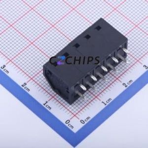 KFM736L-5.0-5P Spring Terminal Block Through hole Component (THT),P=5mm Connector 1x5P 5mm Black 5P - Product Image 2