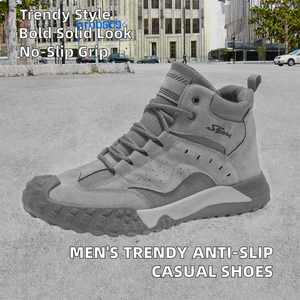 Chaussures de sport décontractées de luxe pour hommes, à lacets, couleur unie, semelle intérieure EVA antidérapante et chaude, en toile respirante pour le printemps - Product Image 2