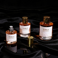 Flacons de parfum cylindriques à vaporisateur de style ancien, magnifiquement décorés, 50 ml, 30 ml, avec boîtes, flacon de parfum de luxe personnalisé