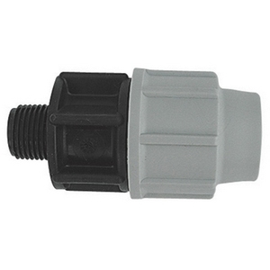 Raccordo Maschio Plasson per Tubi in Polietilene 1 Pollice x 25 mm, Connettore Filettato, Accessorio Idraulico - Product Image 1