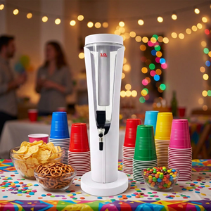 Dispensador de Bebidas Automático Portátil de 2L, Dispensador de Barra para Jugo, Cerveza, Vino, con Tubo de Hielo, Hecho de Plástico, Venta al Por Mayor Personalizada - Product Image 2