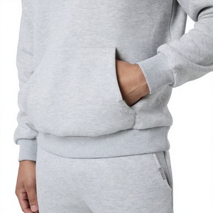 2026OEM Leisurewear Custom Logo Men's Heavyweight 100% Polyester Acid Wash Hooded Oversized Hoodie Tracksuit Custom Print Sweat - Product Image 3