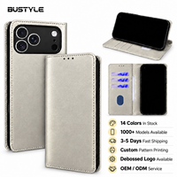 Étui portefeuille magnétique antichoc personnalisé avec motif animalier et marbré pour iPhone 18 Pro Max et OPPO Find X9 Reno 16F