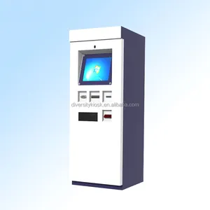 Il pagamento in contanti biglietto distributore automatico touch screen interattivo bill pagamento controsoffitto chiosco