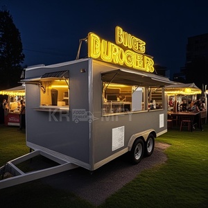 Chariot de vente ambulante vintage 2025, vente mobile avec livraison gratuite, remorque de camion de nourriture - Product Image 1